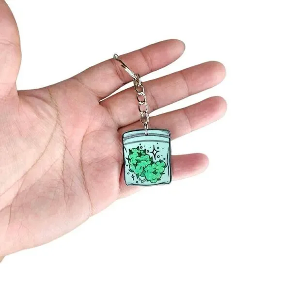 Acrylic 420 Keychain - Picture 2 of 3